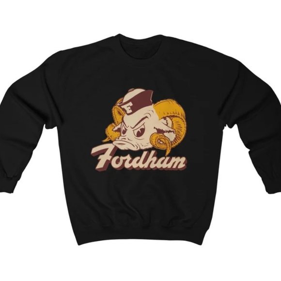Gildan Other - Fordham University Rams Vintage Retro Inspired Logo Unisex Crewneck Sweatshirt